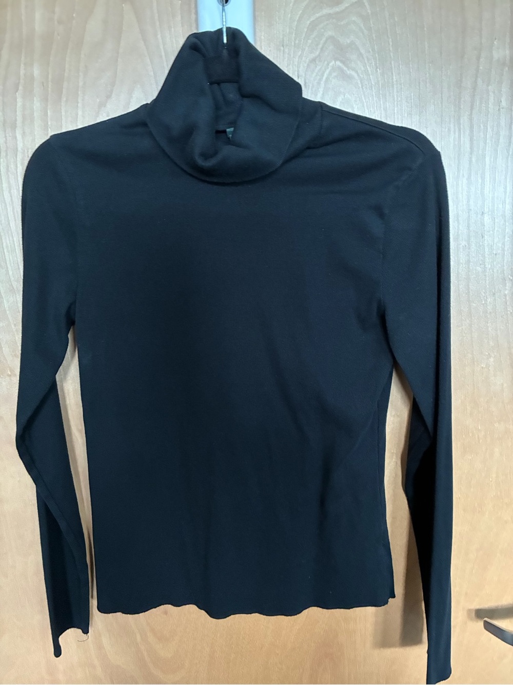 Wild Fable Black Turtleneck Long-Sleeve Top - Women size Large